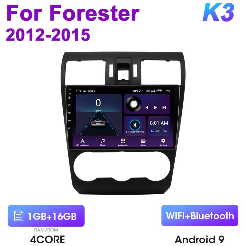 

2 Din Android 12 автомобильный радиоприемник для Subaru Forester XV SJ WRX 2012- 2015 мультимедийный видеоплеер GPS 4G Carplay Auto Stereo DVD QLED