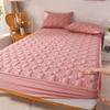 Waterproof Quilted Mattress Cover Anti-bacterial Mattress Protector Topper Pad Soft Fitted Sheet Not Including Pillowcase