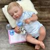 20-inch Handcrafted Reborn Baby Doll, Washable with Changeable Clothes, Soft Silicone