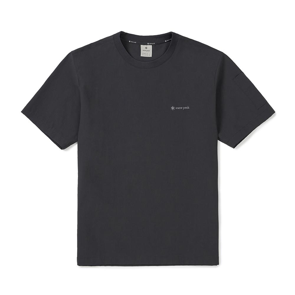 [Snowpeak] Cordura Short-Sleeve T-Shirt Charcoal (S25MMPTS02)