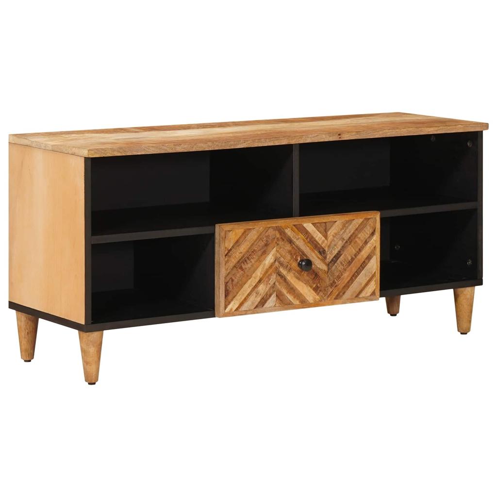 Storage Cabinet in Brown 100 x 33.5 x 46 cm Solid Mango Wood
