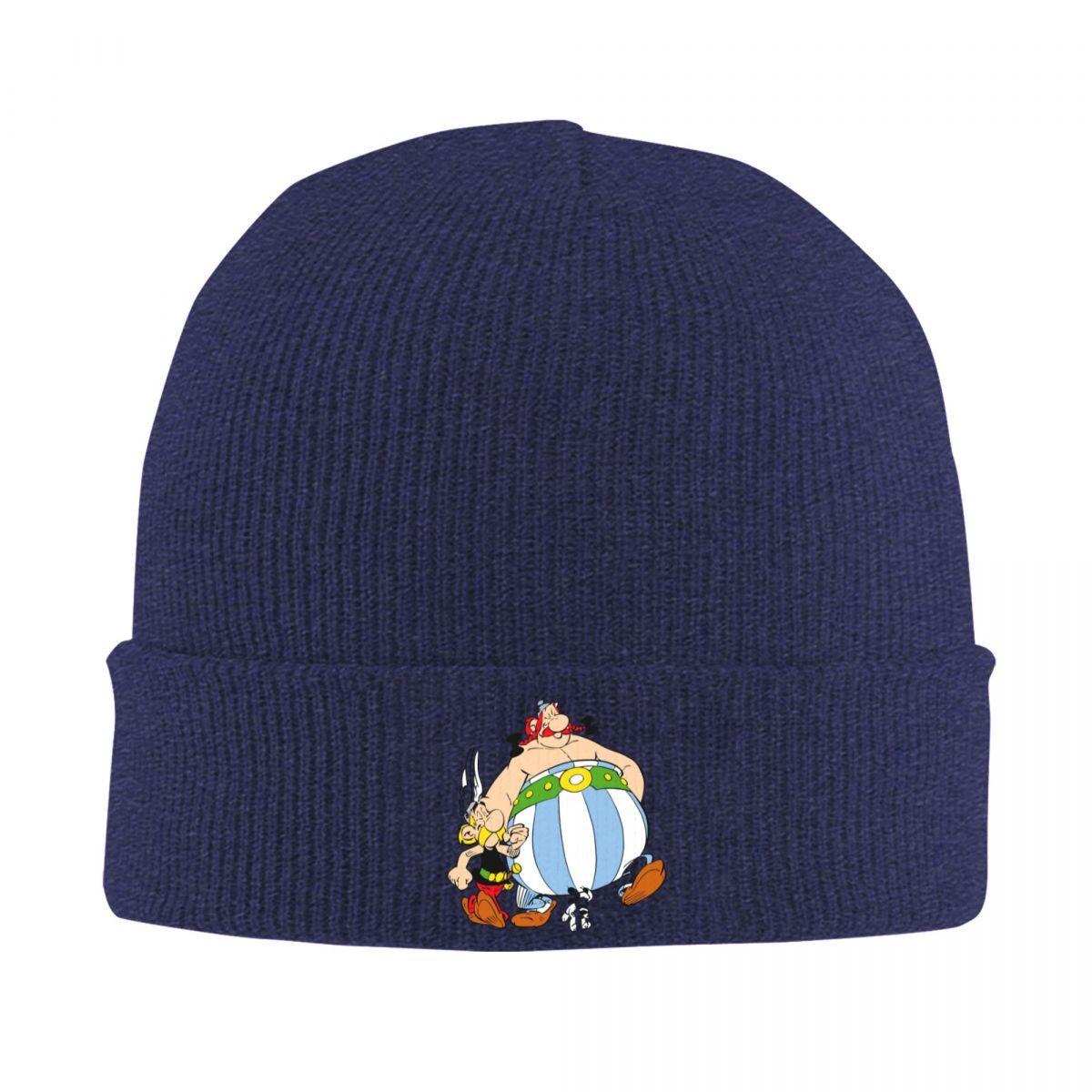 

Obelix And Dogmatix And Asterix Knitted Hat Beanie Autumn Winter Hat Warm Fashion Cap Unisex Women