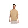 Nike Letter Quick-Dry Loose Short Sleeve T-Shirt Men Tops Beige HJ0797297