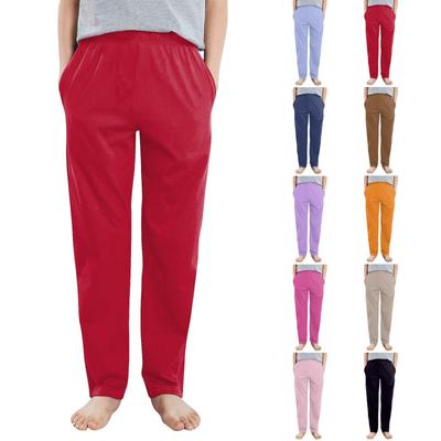 Kinder Freizeithose - Einfarbige Sporthose mit Taschen