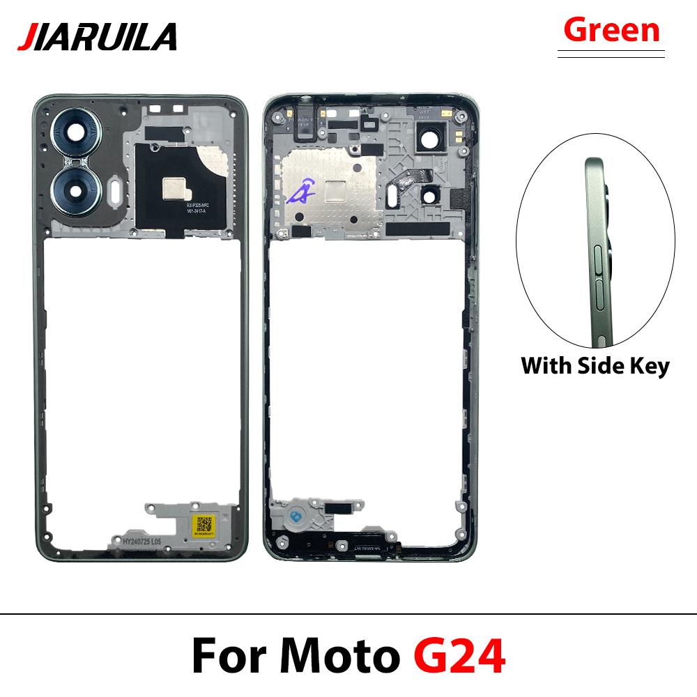 Nuovo Telaio Centrale Per Moto G14 G24 G32 Alloggiamento Sportellino Cornice Parti di Ricambio