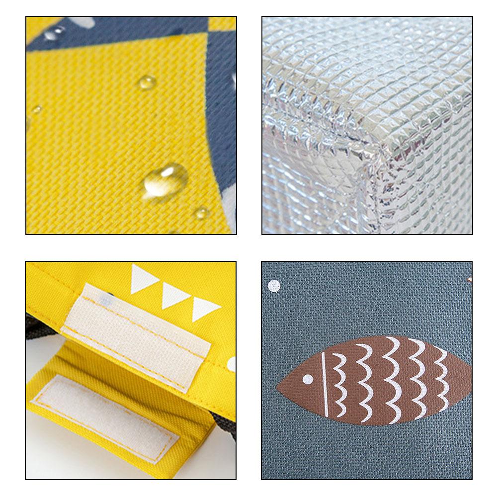 Jednoduchá izolovaná taška na bento Odolná izolační taška z hliníkové fólie pro venkovní kempování