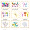 36-Grid Loom Kit: 1600 Rainbow Bands & Weaving Tools for DIY Educational Children's Bracelet Crafts