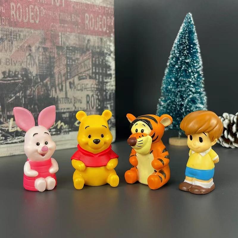 Winnie the Pooh and Friends: Tigger & Owl DIY Q Version Animal Figurines (10 Styles) - Gashapon Claw Machine Ornaments