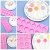 12 Hole Silicone Lollipop Molds Chocolate Candy Pop Fondant Mould Sugar Lolly Chocolate Cookie Candy Maker Party For Children