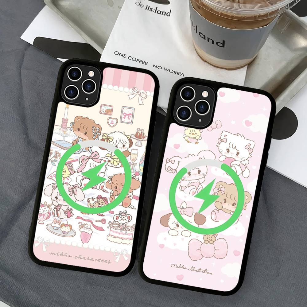 Popular Artist M-Mikko Magnetic Wireless Phone Case For IPhone 17 16 15 14 Plus 13 12 11 Pro Max