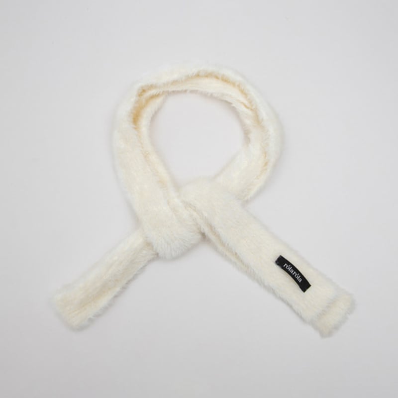 ROLAROLA SLIM SOFT MUFFLER WHITE