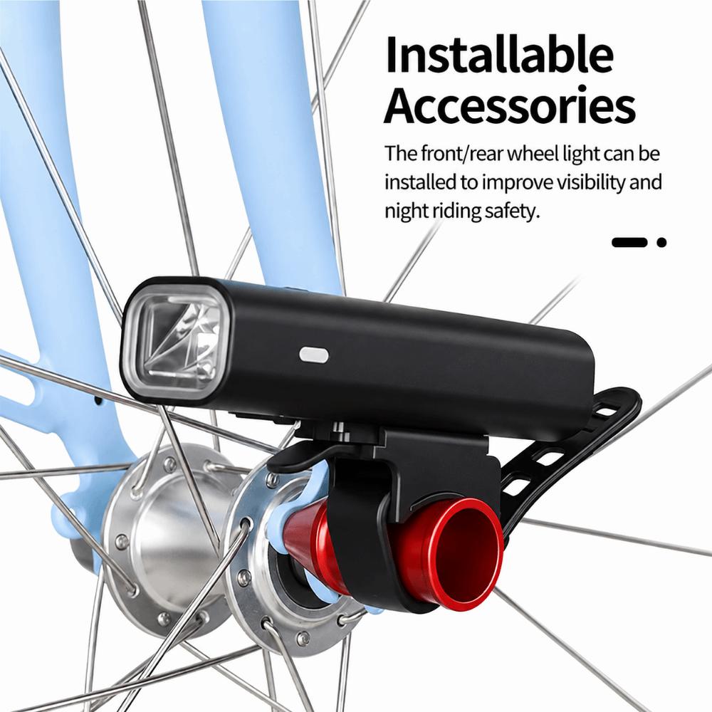 Aluminum Alloy Bicycle Light Tube Bracket M5 Bolt Bike Light Mount Bike Front/Rear Wheel