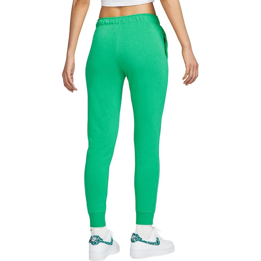 Nike Solid Color Outdoor Casual Elastic Drawstring Jogger Pants Women Bottoms Green DQ5192-324