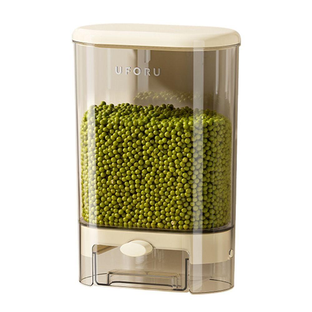 Plastic Sealed Rice Dispenser Wall Mounted Rice Dispenser Tank  Kitchen Accessories