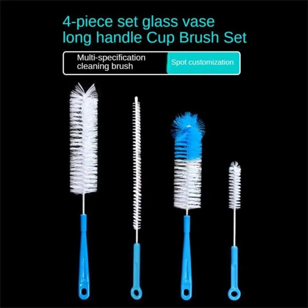 Long Handle Cleaning Brush Sets Soft Straw Washing Tools Cleaner Tools Nylon Brush  Home