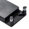 SANWA SUPPLY Desk Rack X with 4 USB Hubs and Height Black (W590 D240mm) Drawer, 2-Stage Adjustment, MR-LC805BK
