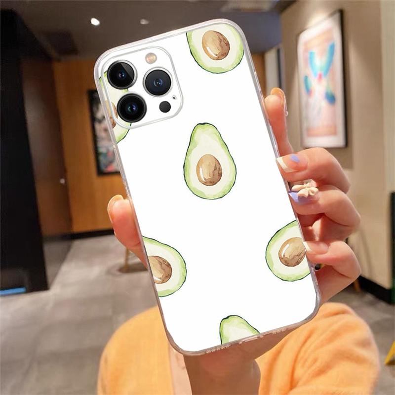 Phone Case For iphone 17ProMax Air 16 15 14 13 Pro Max 15 16 Pro 15Plus Art Funny avocado Fruit