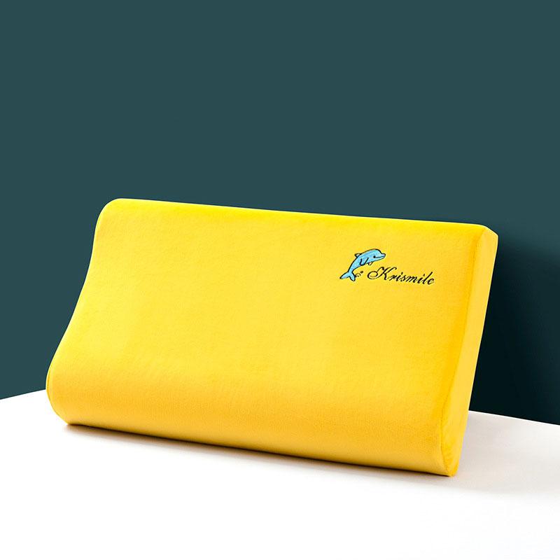 Latexový zimní termo povlak na polštář Baby sametově praný dětský polštář na polštář Memory Povlak na polštář vyšívaný jednobarevný plyšový polštář