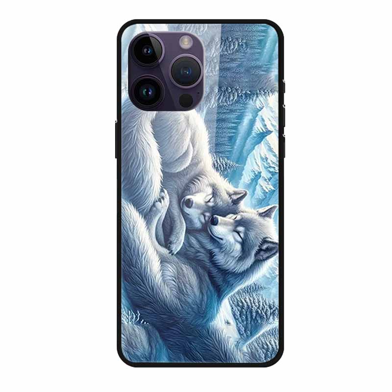 Tempered Glass Case For iphone 15 Pro Max Case Hard Glass Back Cover Soft TPU Bumper For iphone 16 Pro Max Phone Case 16Pro Max