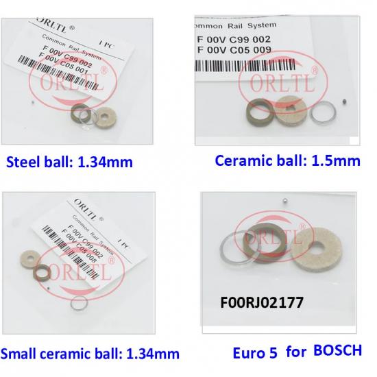 10Bag CR Common Rail Injector Repair Kits F00VC99002 F00VC05008 F00RJ02177 F00VC05001 F00VC05009 For BOSCH 0445110/120 Series