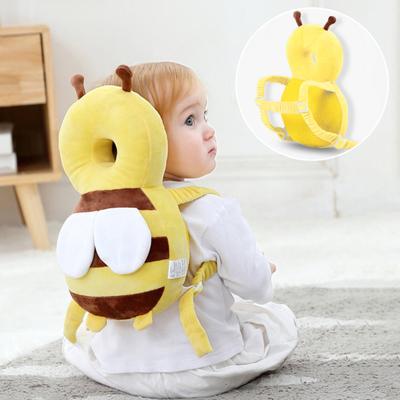 Baby Head Protector Bumble Bee Backpack Stuffed Bee Head Protection Back Pack