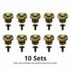 10pcs Matte D Ring Rotatable Stud Rivets Screws Fashion Stud Screw Kit  Wallet