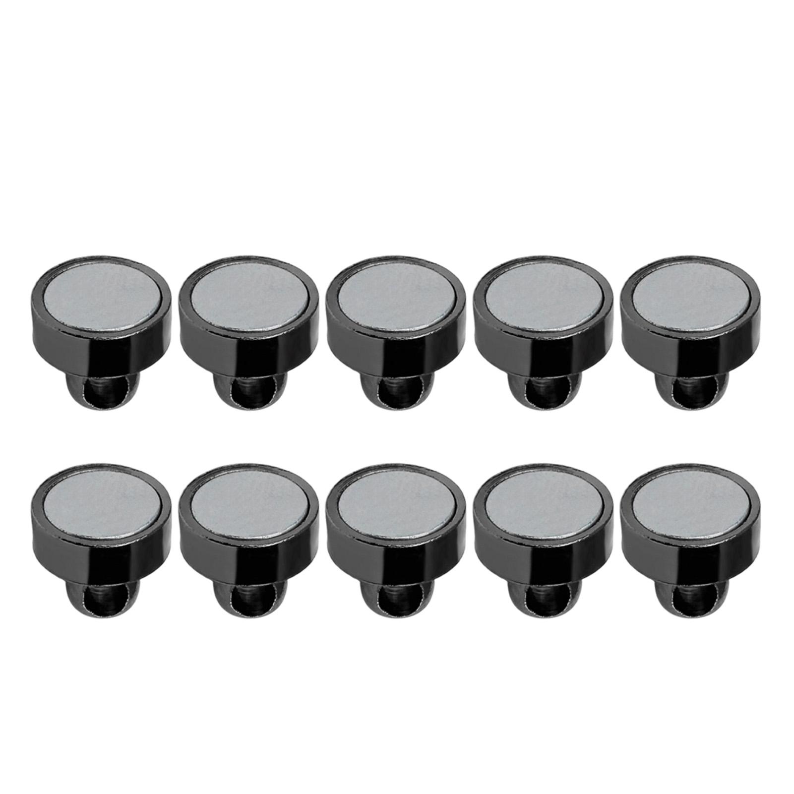Koogeelife Silver 10Pcs Magnet Jewelry Clasps Copper Diy Accessories Connection Clasp Secure Snap Closure For Necklace Bracelet