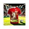 Kids #7 Soccer Jersey Unisex Football T-shirt Top Summer Fashion Print Casual Women Short Sleeve Men's Breathable Tee Shirt
