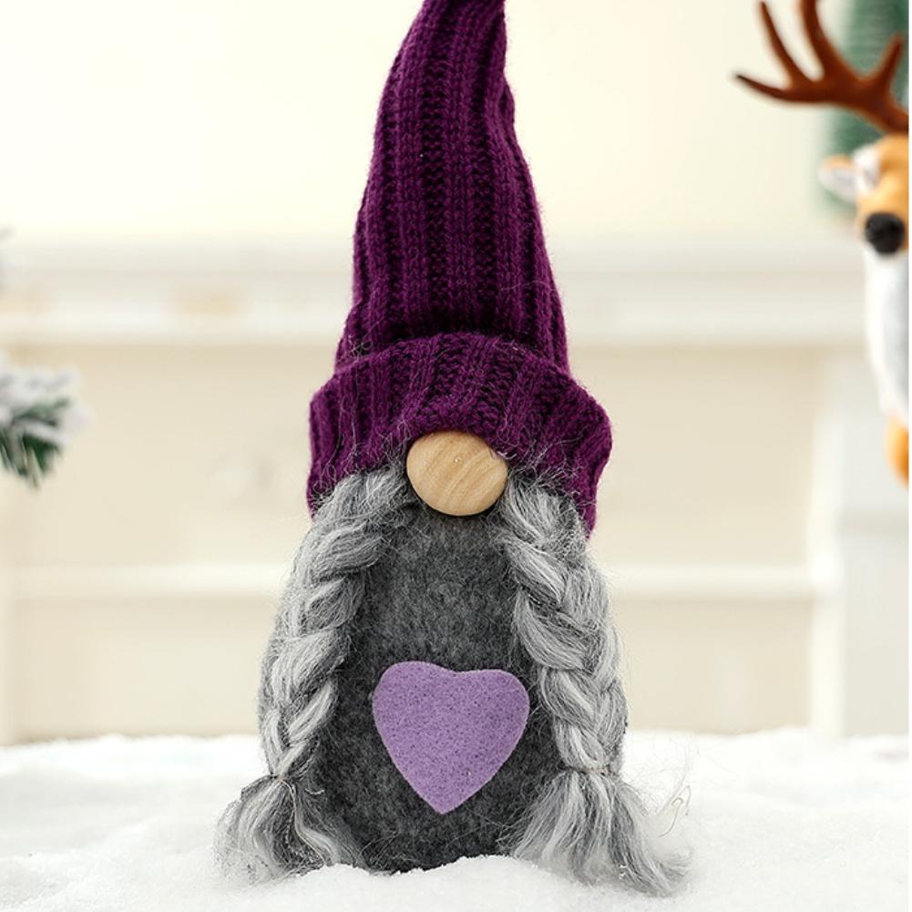Charming Addition Christmas Gnomes Plush Ornaments