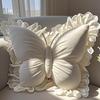 Princess Butterfly Pillow Cushion for Living Room Sofa Bedroom Car, Soft Knot Backrest Cushion, Home Decor Throw Pillow