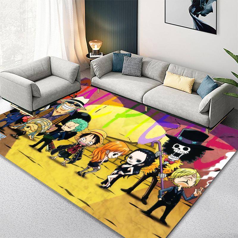 Anime Onepiece Carpet Rug for Living Room Bedroom Home Sofa Decoration,Kids play Non-slip Floor Mat