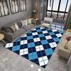Modern Stylish Carpet With Geometric Line Heart Argyle Tulip Patterns Various Styles Washable Rug For Living Room Decoration