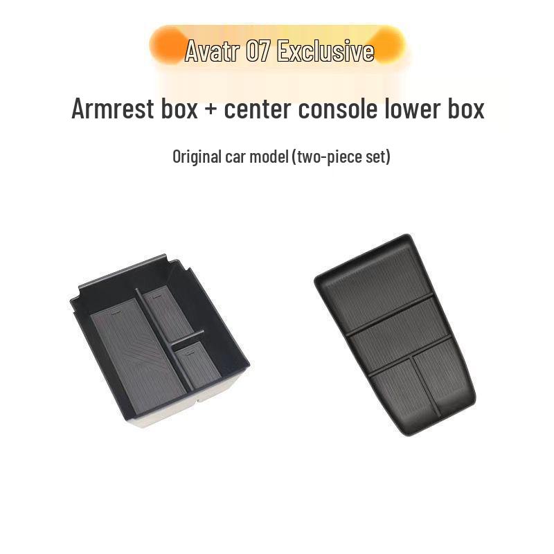 Storage Box for Avatr 07 Center Console Armrest - Car Interior Modification Accessory