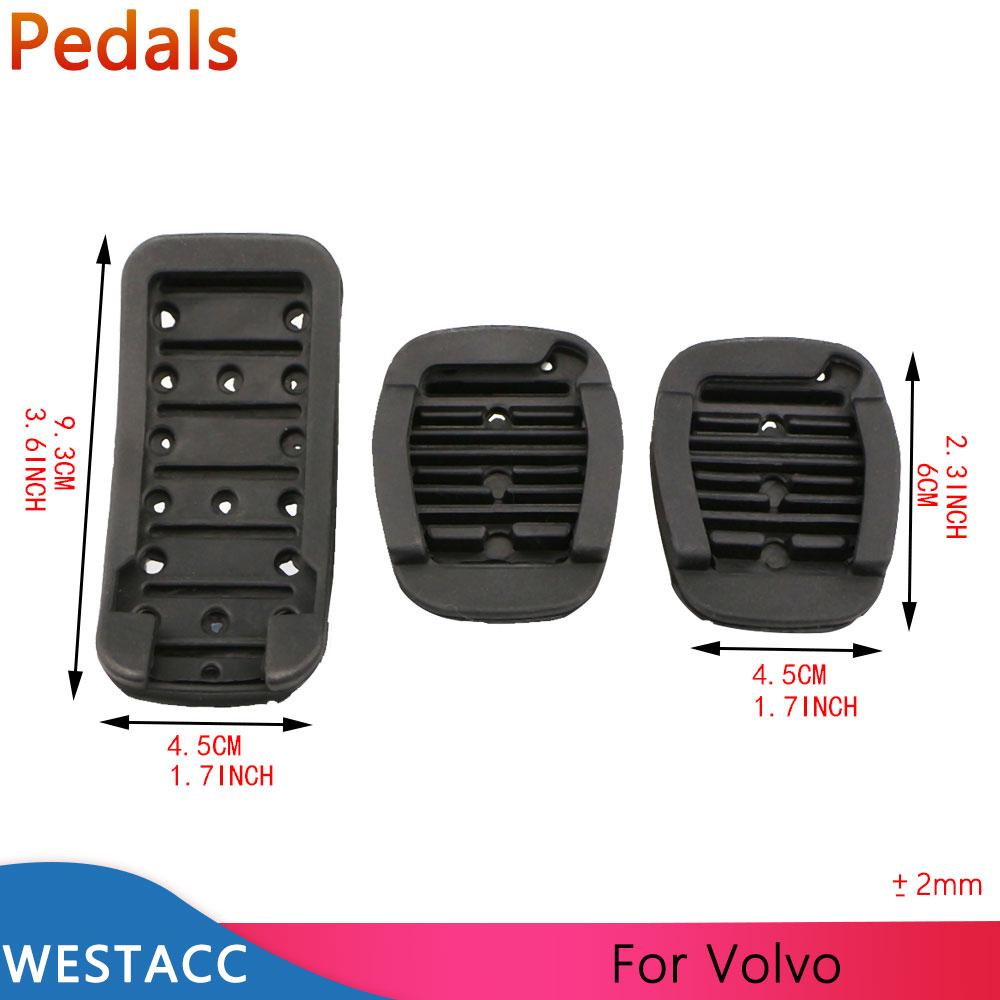 Husă pentru pedale de mașină din oțel inoxidabil pentru Volvo V40 C30 C70 S40 2013 - 2018 Accelerator Combustibil Gas Huse pentru pedale de frână