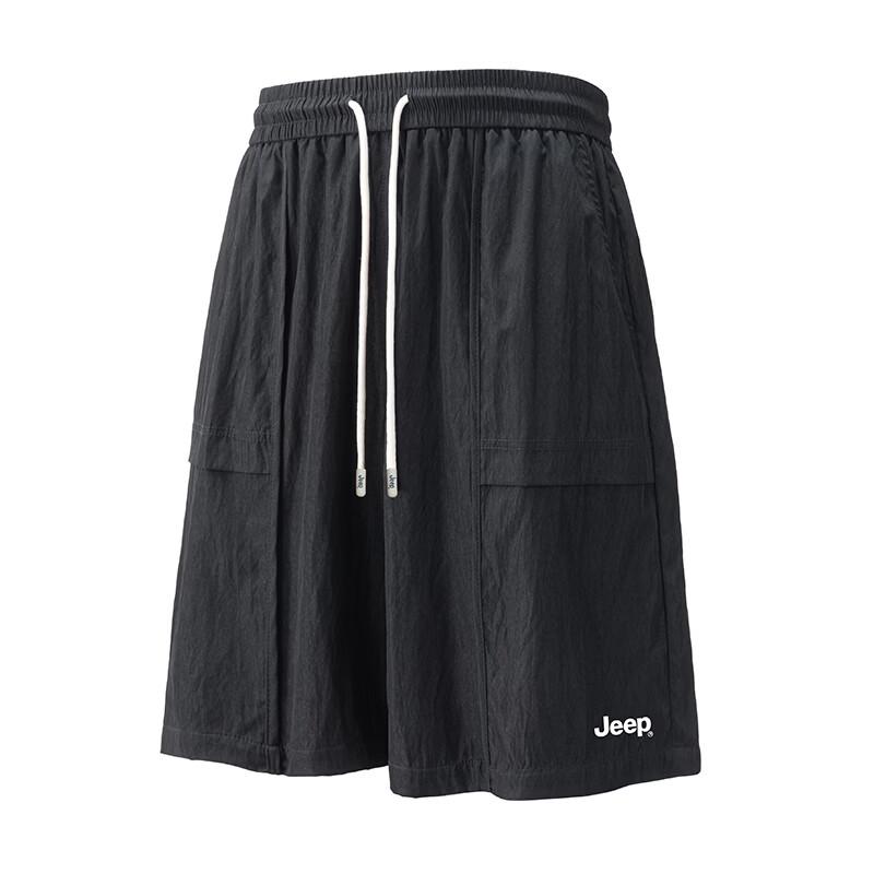 JEEP Men s Loose Fit Straight Cargo Shorts M
