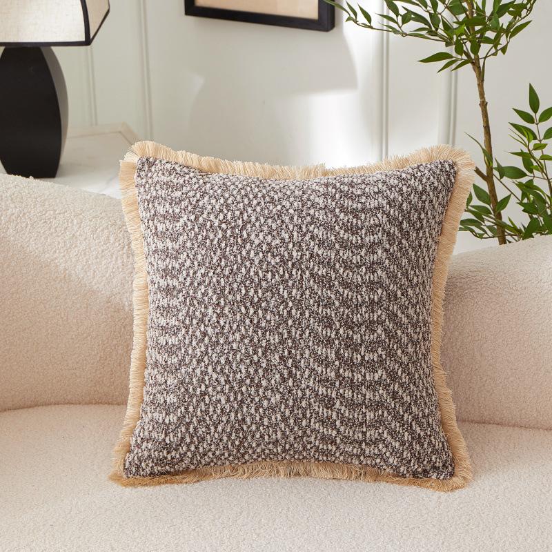 

Новая прикроватная подушка, Высококачественная квадратная подушка, Подушка для дивана, Кисточный стиль 45X45cm Pillow Cover
