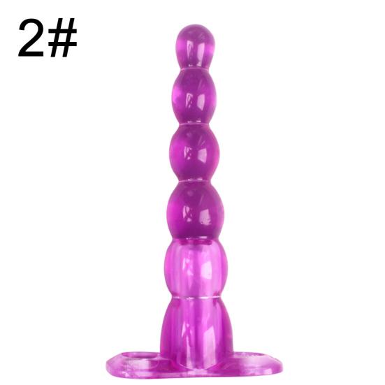 Miękki silikonowy koralik analny Dildo Masażer prostaty Kobieta Sex Toy Butt Plug
