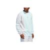 adidas Trae Crew Pruhovaný design Potisk loga Mikina s dlouhým rukávem Pánská mikina Modrá HN7175