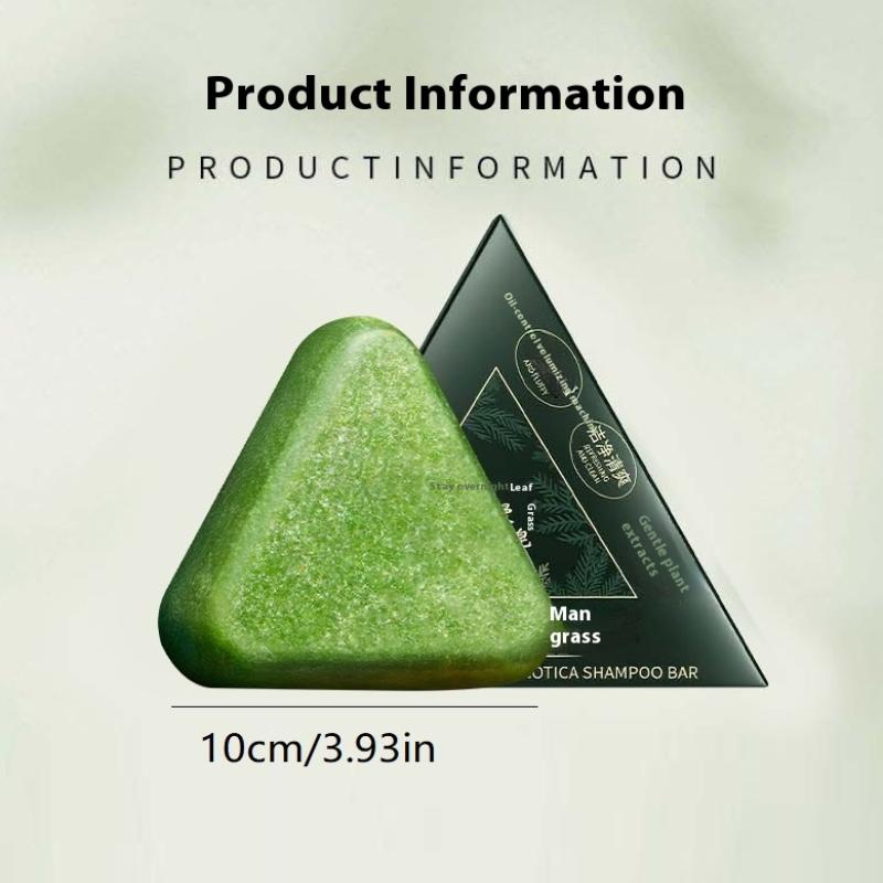 120G Usman Grass Shampoo Soap Refreshing And Flushing Healthy Polygonum Multiflorum Ancient Handmade Soap