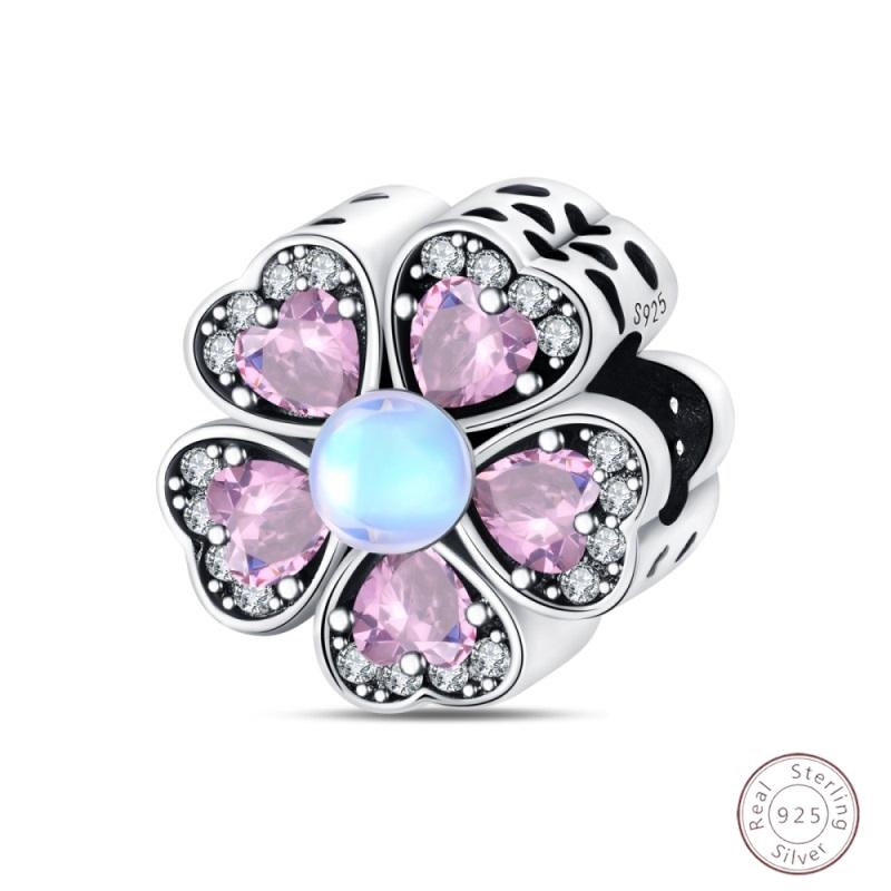 Copper Purple Classic Retro Heart Lotus Angel Shape Pattern Charms Beads Fit 3Mm Original Bracelet Diy Jewelry Gift