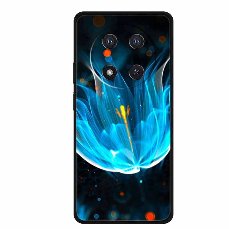 Phone Case For Honor X9c Back Cover Case Black Silicone Soft Funda For Honor Magic 7 lite X60 Pro 5G Case Magic7 lite 7lite Capa