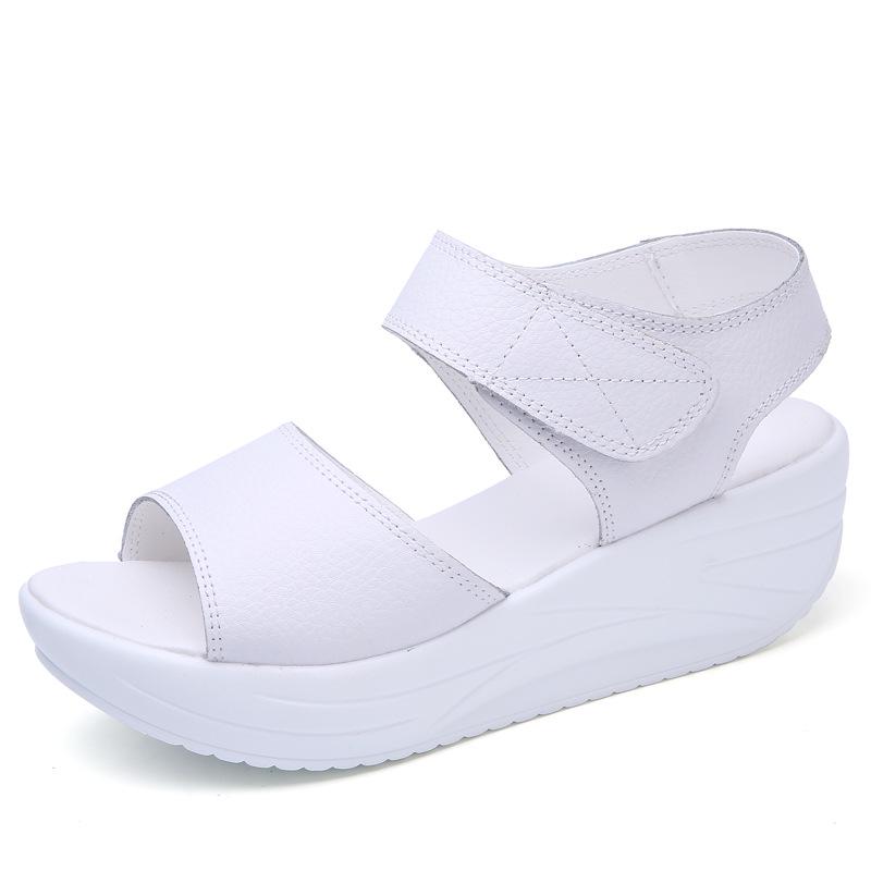 Fashion Women Sandals Soft Heels Sandals Platform Summer Shoes Women Peep Toe Wedge Sandalias Mujer Summer Sandals Heeled Female