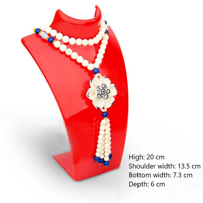 Manechin acrilic 4 culori Suport de afișare pentru bijuterii Raft de afișare pentru cercei