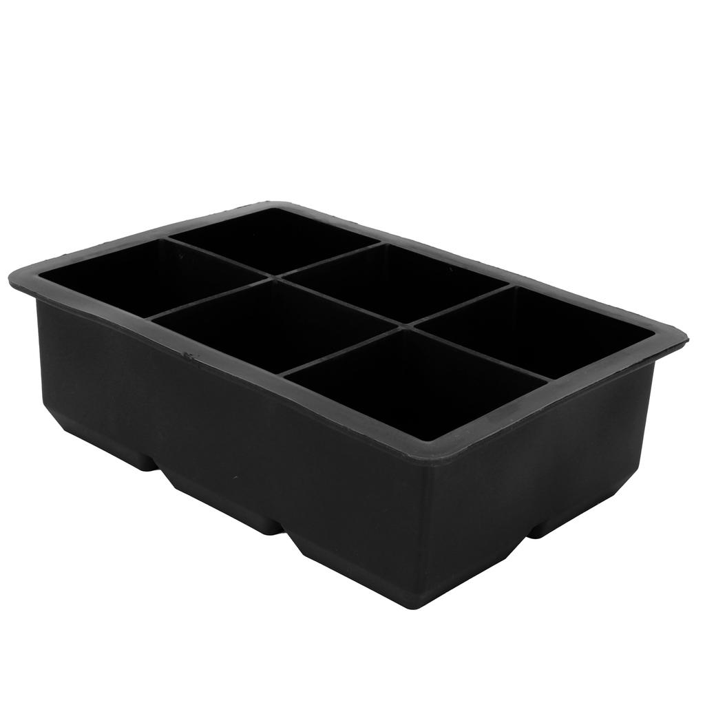 6?Grid Silicone Square Ice Mold Food Grade Ice Cubes Tray Making Mold for Home Kitchen