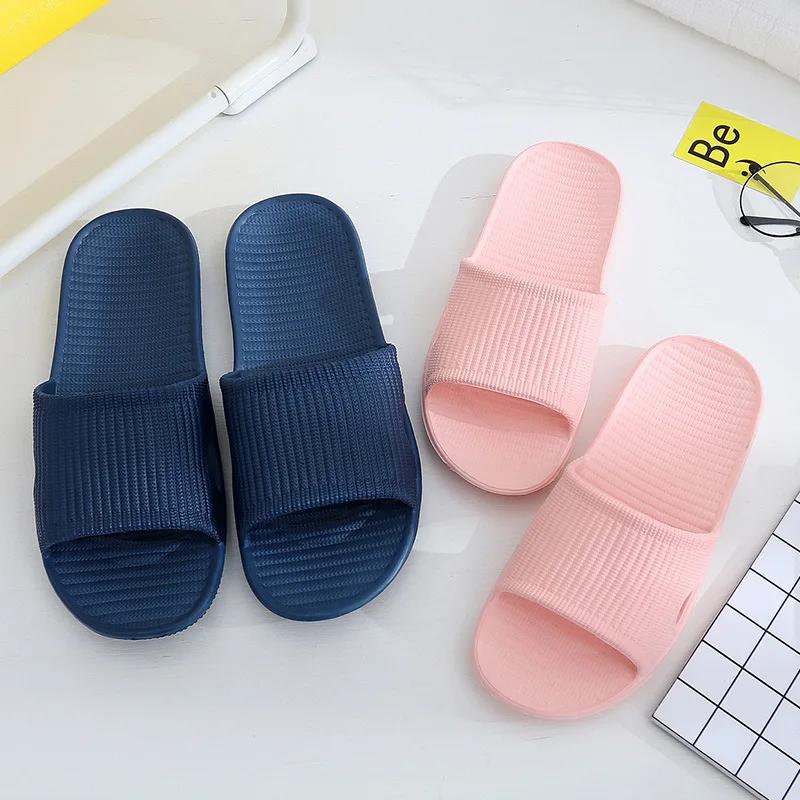 Fashion Flip Flops for Men 2025 Summer Home Slippers for Men Non-slip Indoor Slippers Fashion Slipper Female Bathroom EVA Slippers