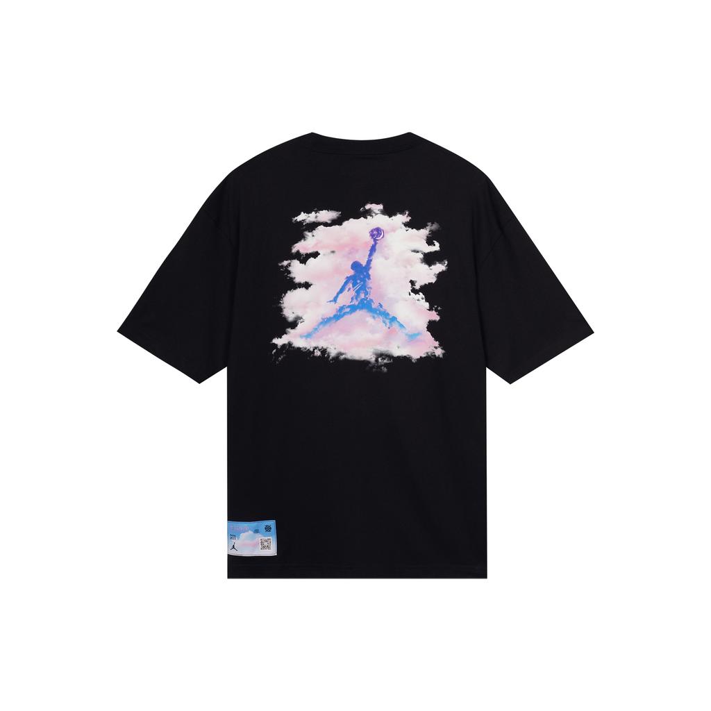 New Jordan Drop Shoulder Sleeve T-Shirt Men's Black FD6555-010