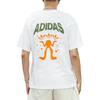 Adidas Originals Cotton Logo Tee Unisex Tops White H47112