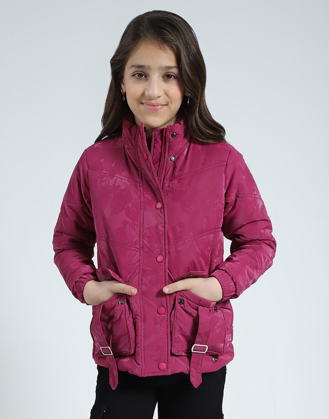 

MONTE CARLO Зимняя дутая куртка с длинными рукавами для девочек