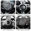 Adesivo per Volante Auto Per Mini Cooper F56 F55 F60 R56 R60 F65 U25 Countryman Adesivi in Pelle PU Accessori Interni Auto