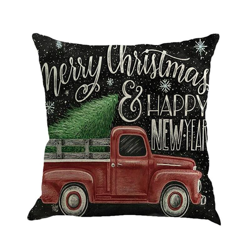 Versatile Cotton Linen Christmas Cushion Cover For Sofa Car Home Decor With Timeless Design